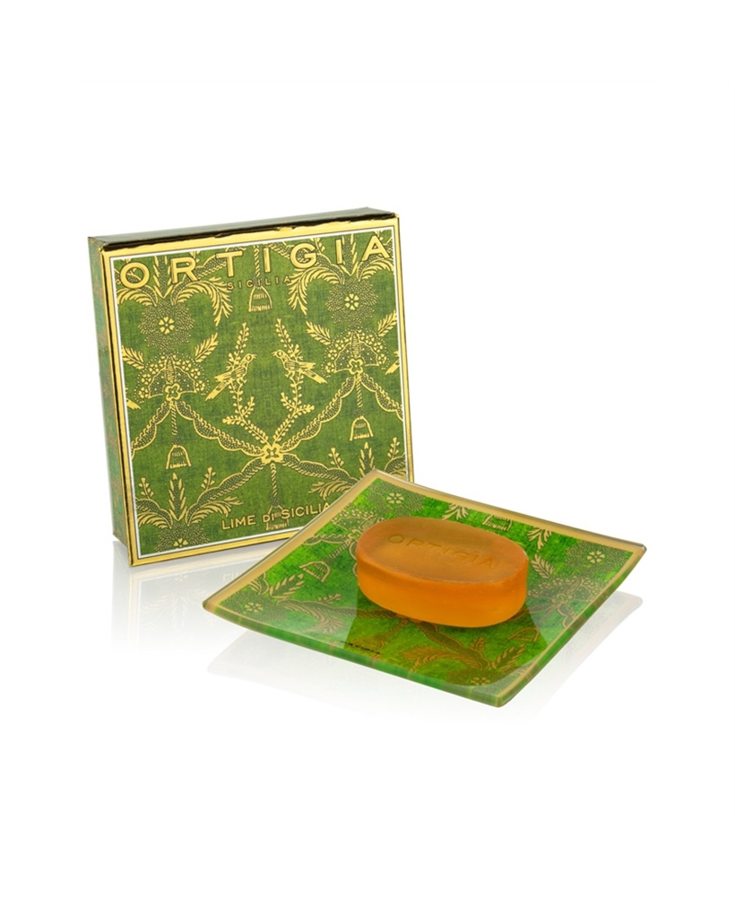 ortigia-piattino-vetro-con-sapone-lime-di-sicilia-40-gr